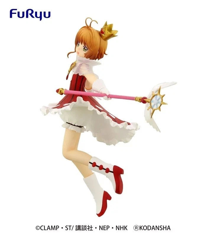 Furyu Cardcaptor Sakura Clear Card Sakura Kinomoto Rocket Beat Special Figure 19cm