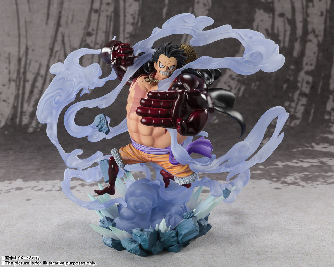 Figuarts Zero [Extra Battle] Monkey D. Luffy -Gear Fourth Three Captains Onigashima Monster Battle- Complete Figure