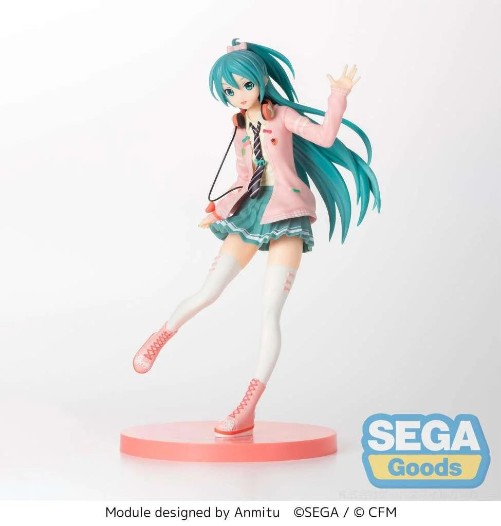 Sega SPM Hatsune Miku Ribbon Girl Figure 24cm
