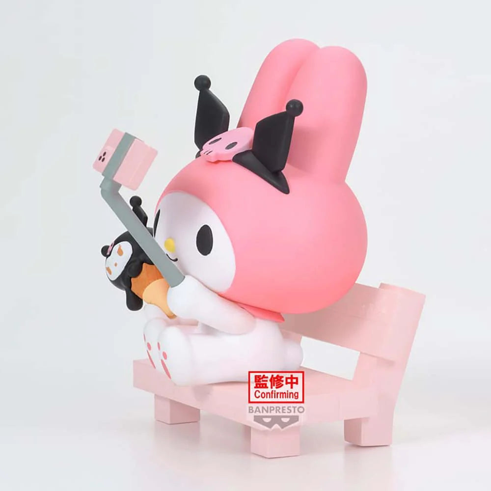 Sanrio characters Nakayoshi memories～My Melody ＆ Kuromi～(A:My Melody) 10cm