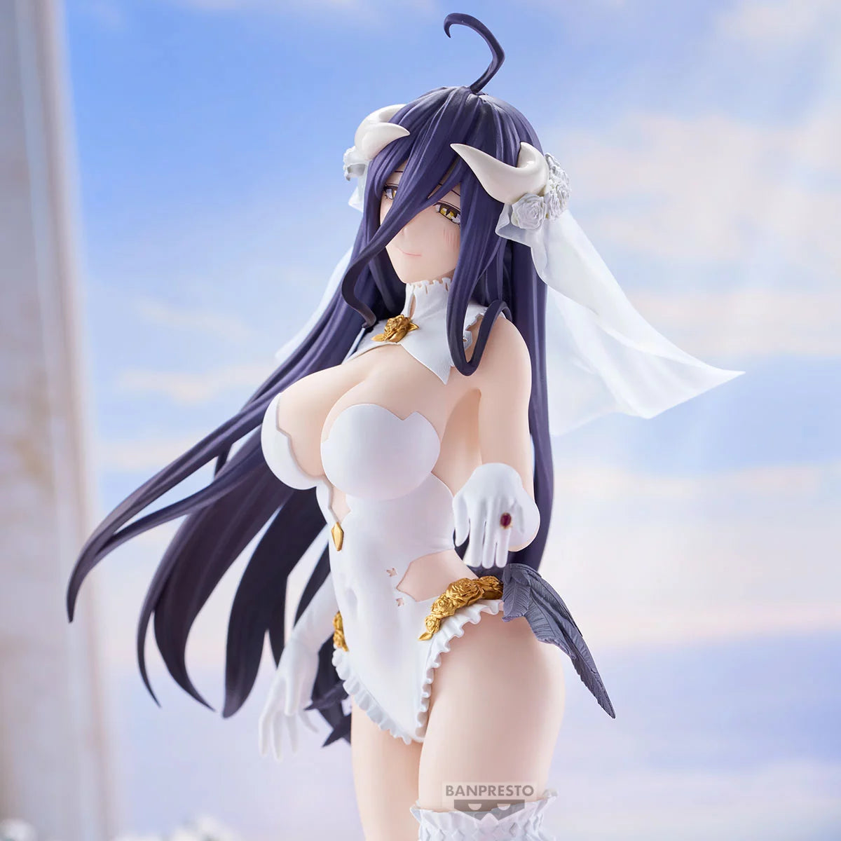 Banpresto Overlord Figure Glitter & Glamours Albedo Wedding ver. 27cm