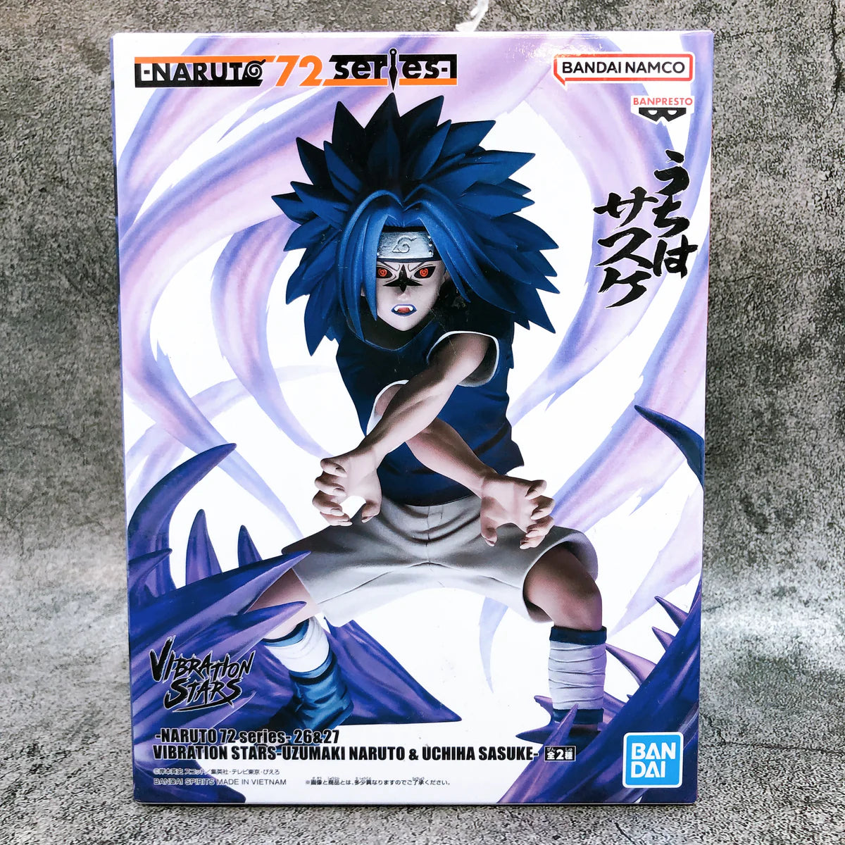 Naruto 72 Series Vibration Stars Sasuke Uchiha figure 15cm