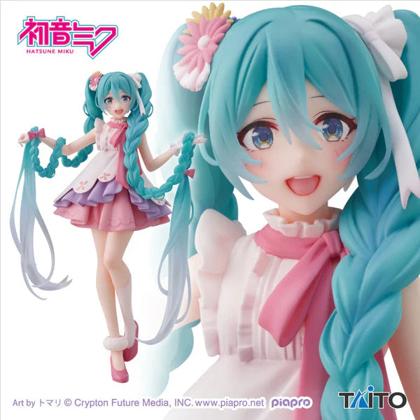 Taito Hatsune Miku Wonderland Figure Rapunzel 18cm