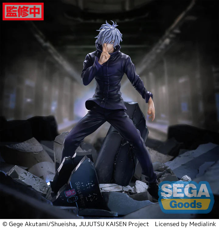 Sega JUJUTSU KAISEN S2 - Satoru Gojo - Statue Luminasta Figurizm 21cm