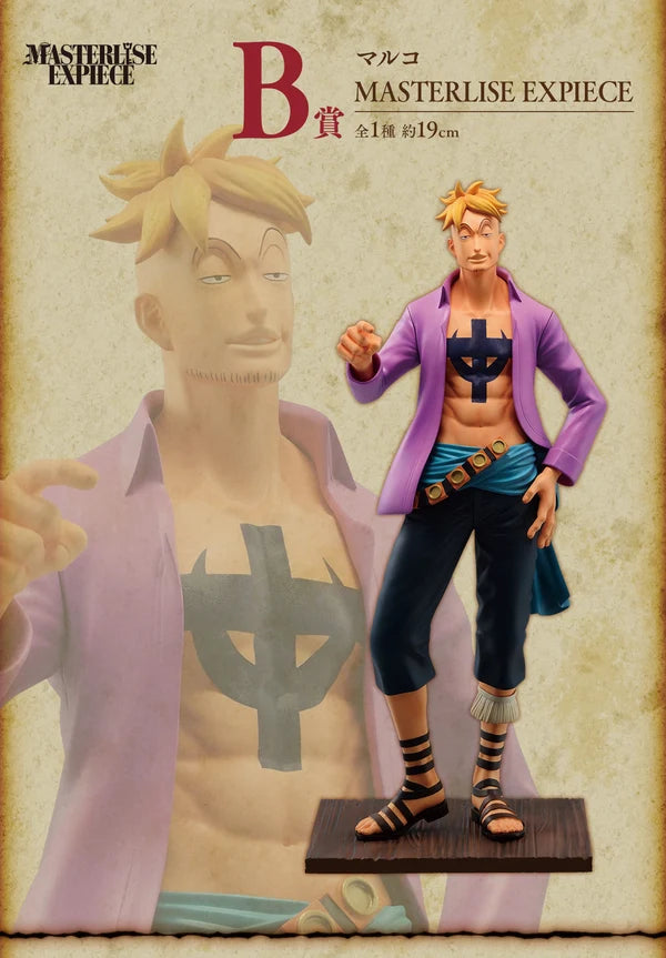 One Piece Marco Father and Sons B Prize MASTERLISE EXPIECE Figure 19cm