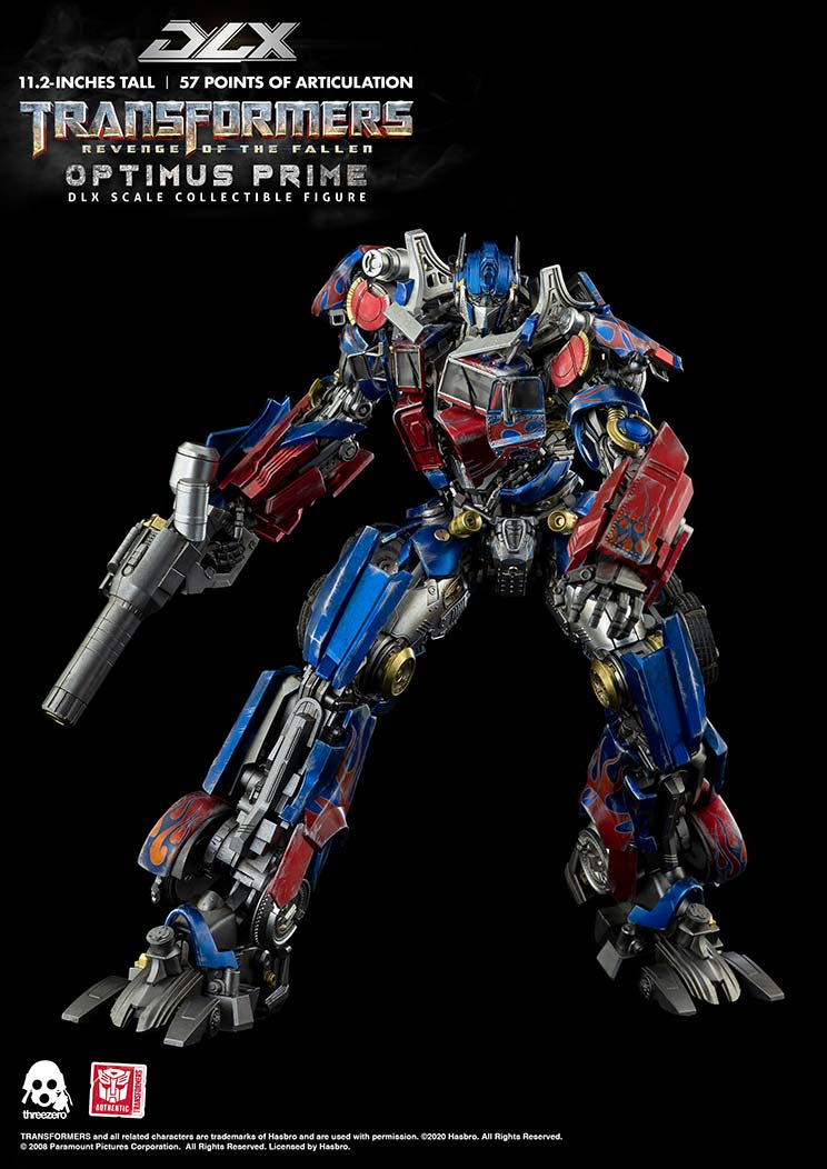 ThreeZero Reveal Transformers Revenge of the Fallen DLX Optimus Prime & DLX Jetfire (Set of 2)