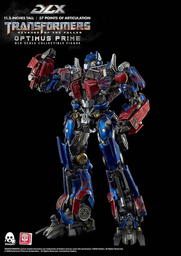 ThreeZero Reveal Transformers Revenge of the Fallen DLX Optimus Prime & DLX Jetfire (Set of 2)