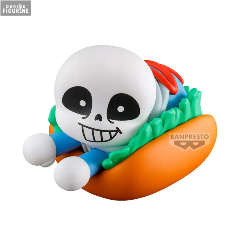 BANPRESTO UNDERTALE Sans Hot Dog Figure FOOD DESIGN vol.1 11cm