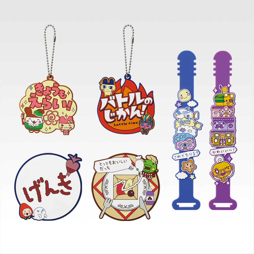 Bandai Ichiban Kuji Tamagotchi Connection: Corner Shop – Battle Time Rubber Charm (I Prize)