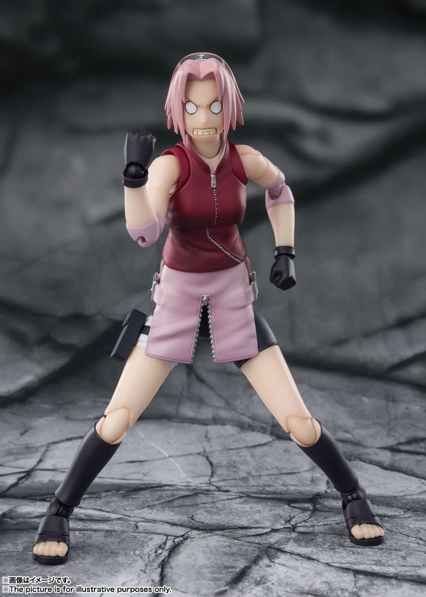 Bandai Tamashii Nations Naruto Shippuden S.H. Figuarts Sakura Haruno -Inheritor of Tsunade's indominable will-