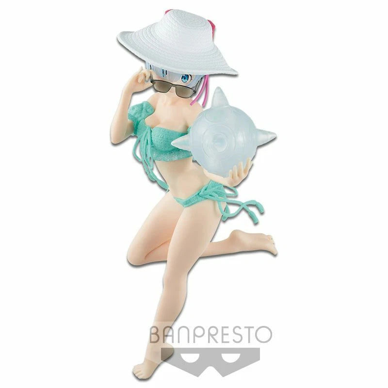 Banpresto Re: Zero Starting Life in Another World EXQ Figure Rem Green Bikini 22cm