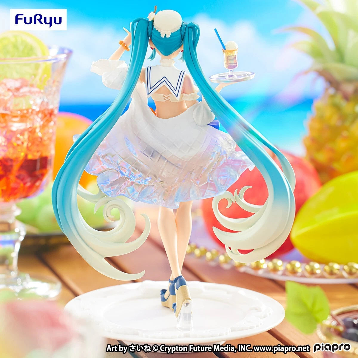 FuRyu Hatsune Miku Tropical Juice ver. Exc∞d Creative Figure SweetSweets 17cm