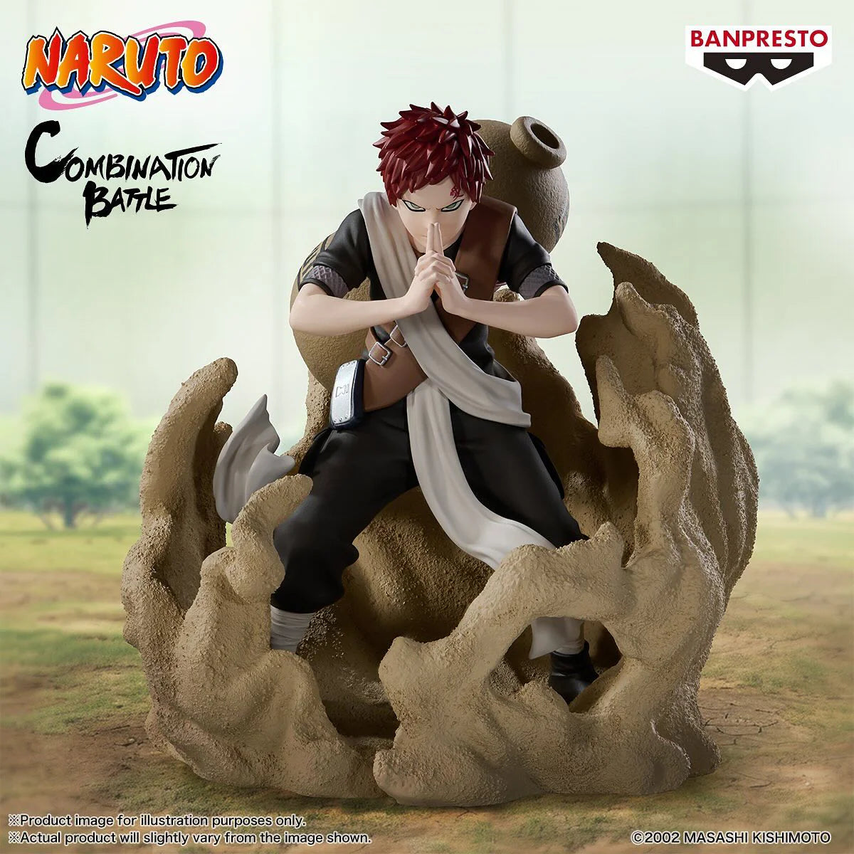 Naruto Shippuden Sasuke Uchiha & Gaara Combination Battle 2 figure 8cm-12cm（Set of２）