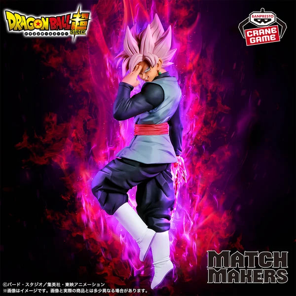 Banpresto DRAGON BALL SUPER MATCH MAKERS - GOKU BLACK SUPER SAIYAN ROSÉ VER. (VS SON GOKU ) 23cm