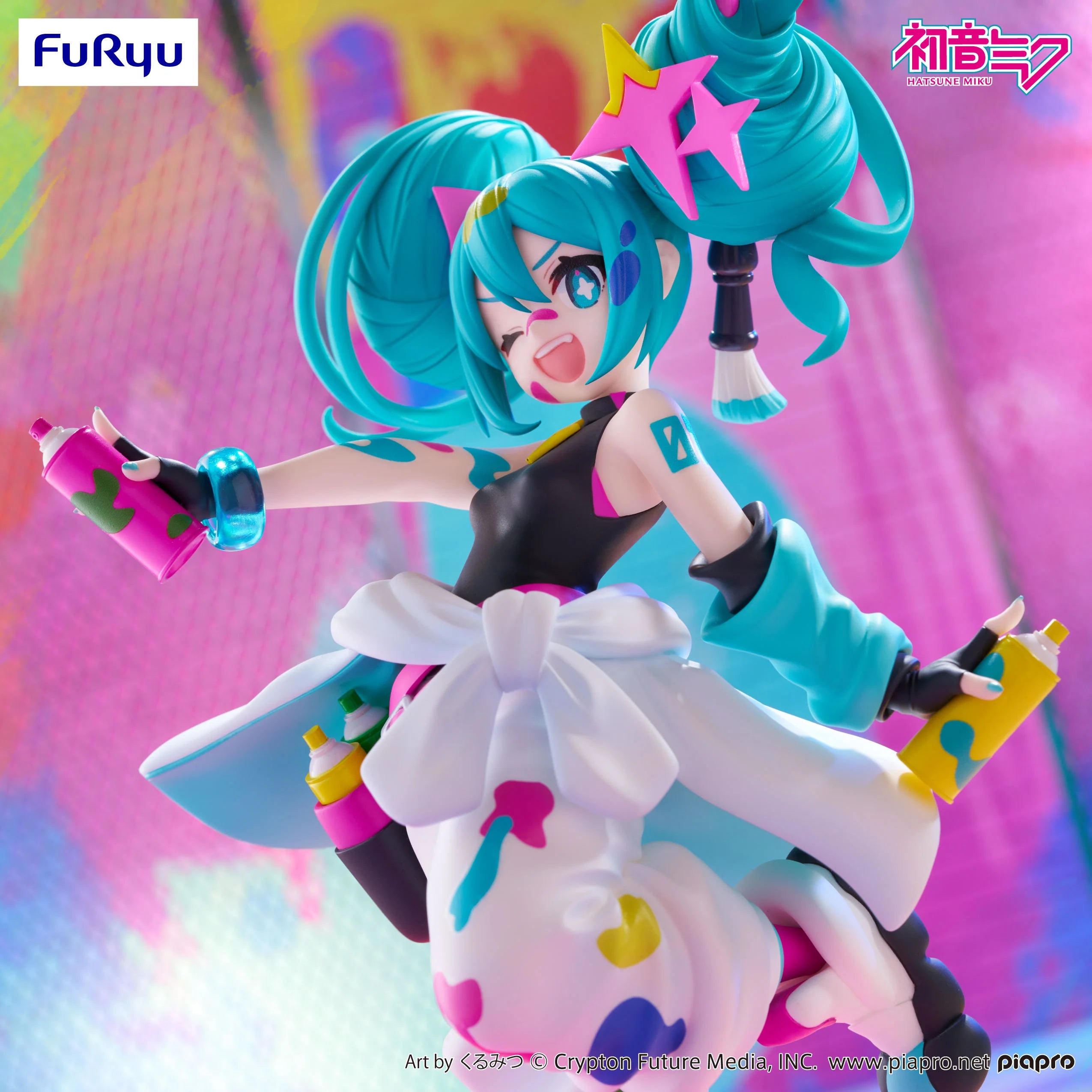 Hatsune Miku - Hatsune Miku Paint Girl Trio-Try-It figure 19cm