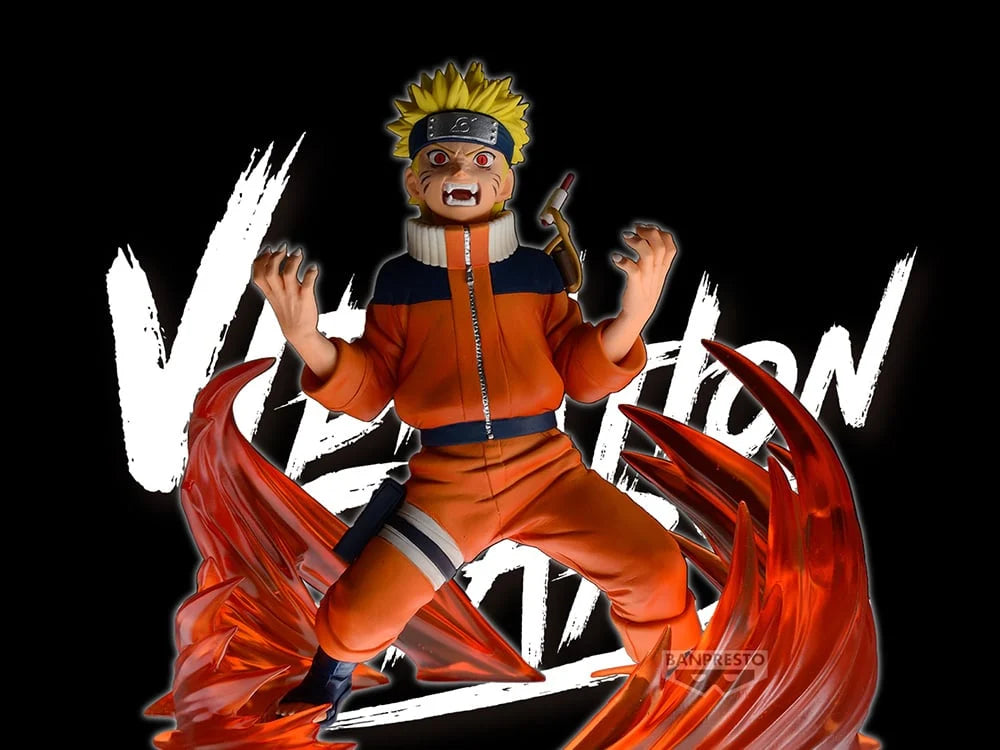 Naruto Shippuden Vibration Stars - Naruto Uzumaki Nine Tails NARUTO 72 Series 15cm