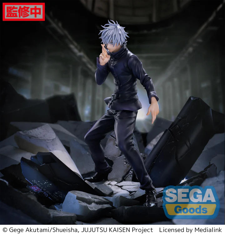 Sega JUJUTSU KAISEN S2 - Satoru Gojo - Statue Luminasta Figurizm 21cm