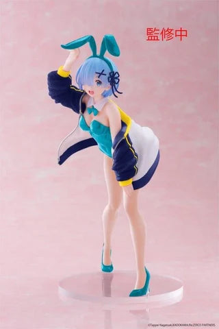 Taito Re:Zero Starting Life in Another World Colorful Figure Rem Jumper Bunny Ver. Renewal