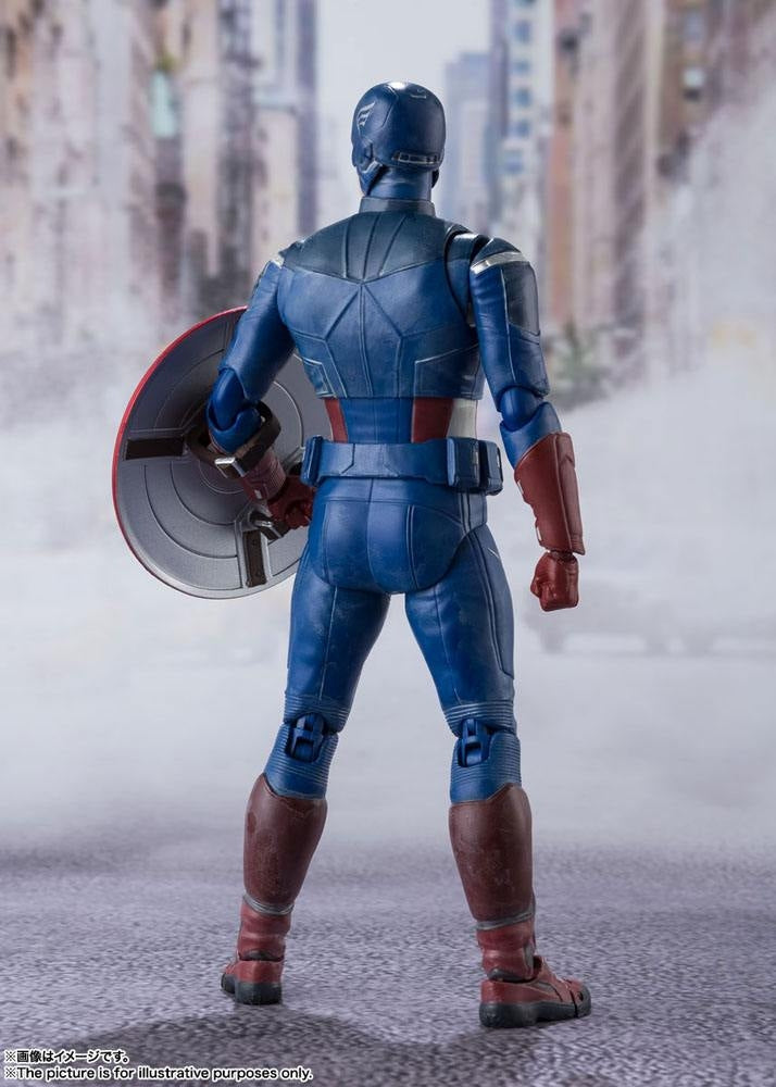 Figura Captain America - Battle Of New York - Infinity Saga - S.H.Figuarts - Bandai