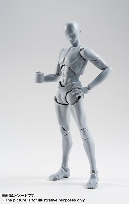 Bandai S.H.Figuarts Body-Kun Rihito Takarai Edition DX SET Gray Color Ver.