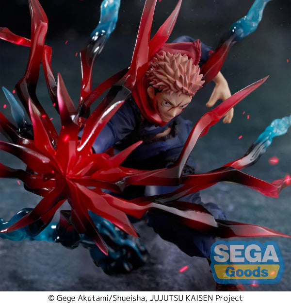 SEGA Jujutsu Kaisen Luminasta Itadori Yuji Black Flash Figure 15.5cm