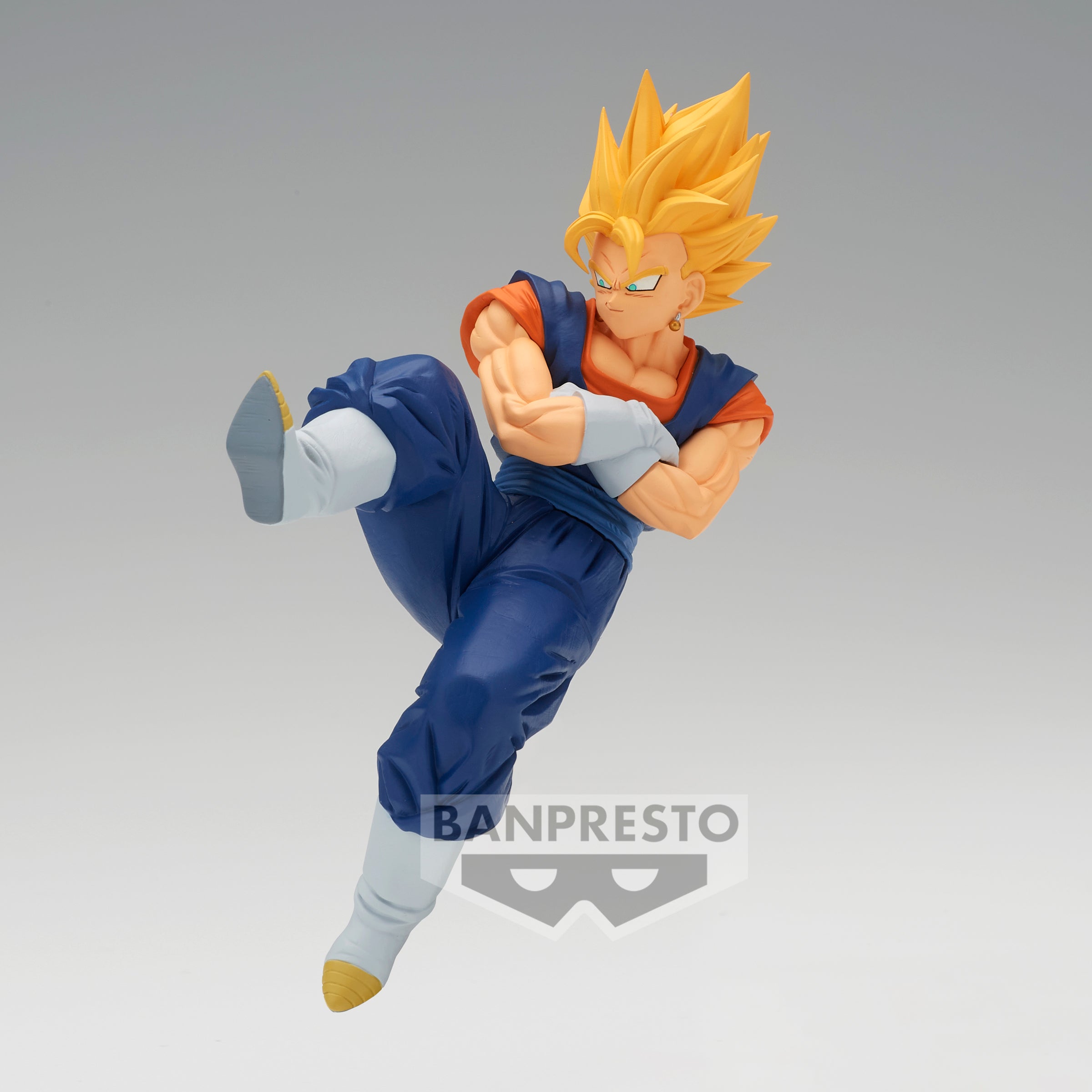 Banpresto - DRAGON BALL Z MATCH MAKERS SUPER SAIYAN VEGITO (VS MAJIN BUU(SON GOHAN ABSORBED) 14cm