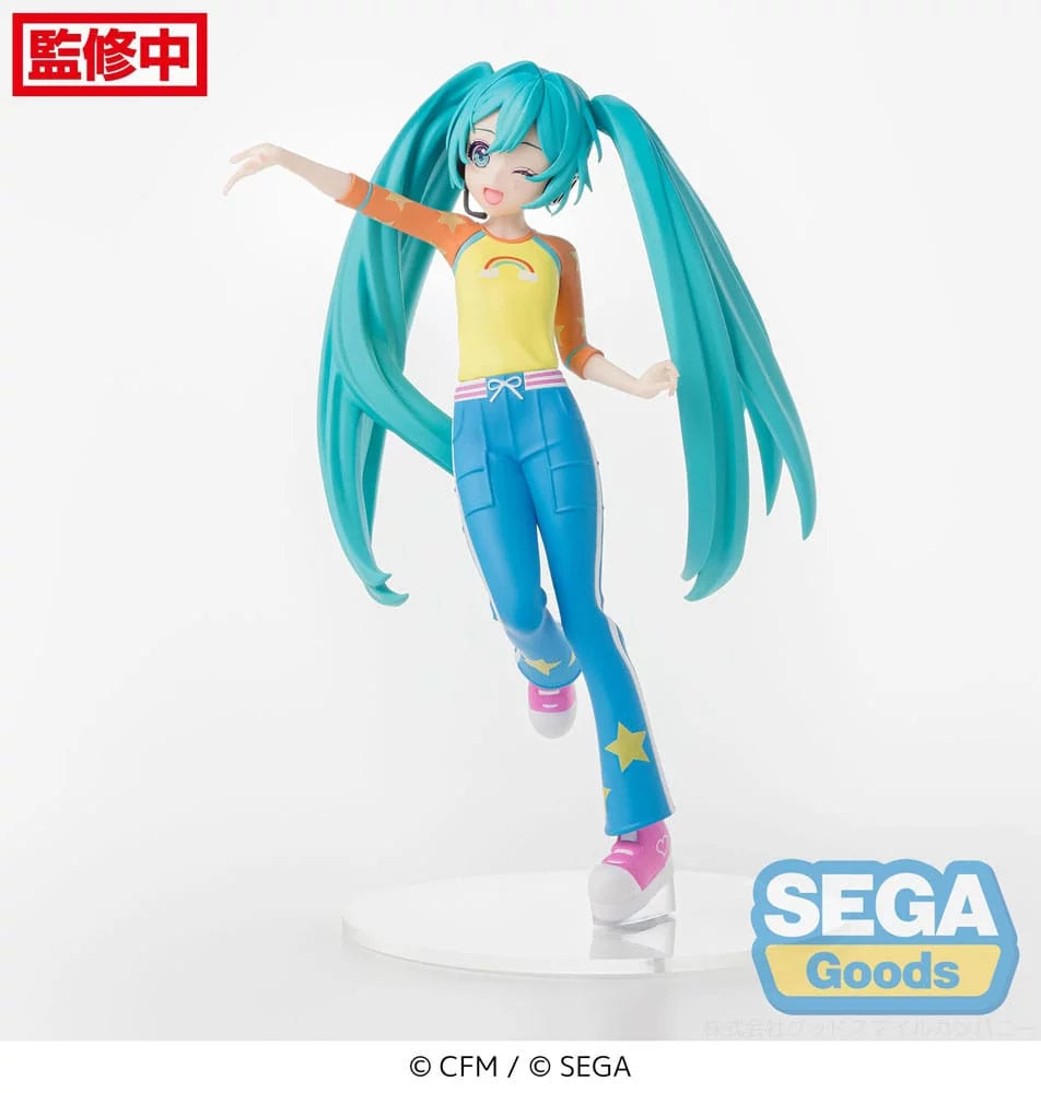 Sega Hatsune Miku x Love and Berry Dress Up and Dance! Figurine Desktop x Decorate Collections Hatsune Miku Love Costume Ver. 17cm