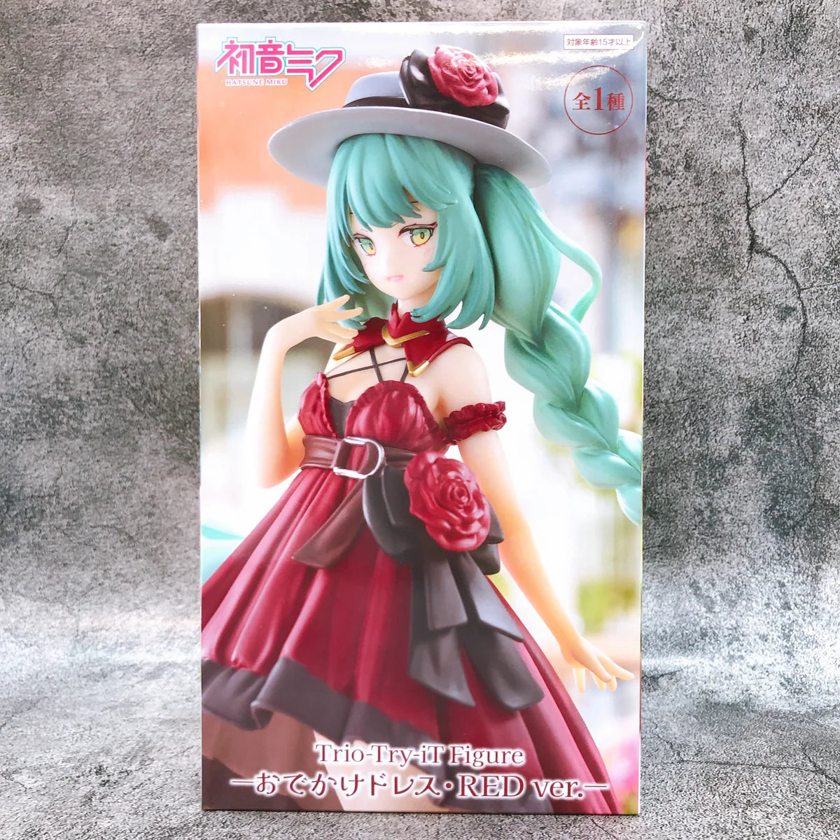 FuRyu Hatsune Miku Trio-Try-iT -  Hatsune Miku Outing Dress Red Ver. 19cm