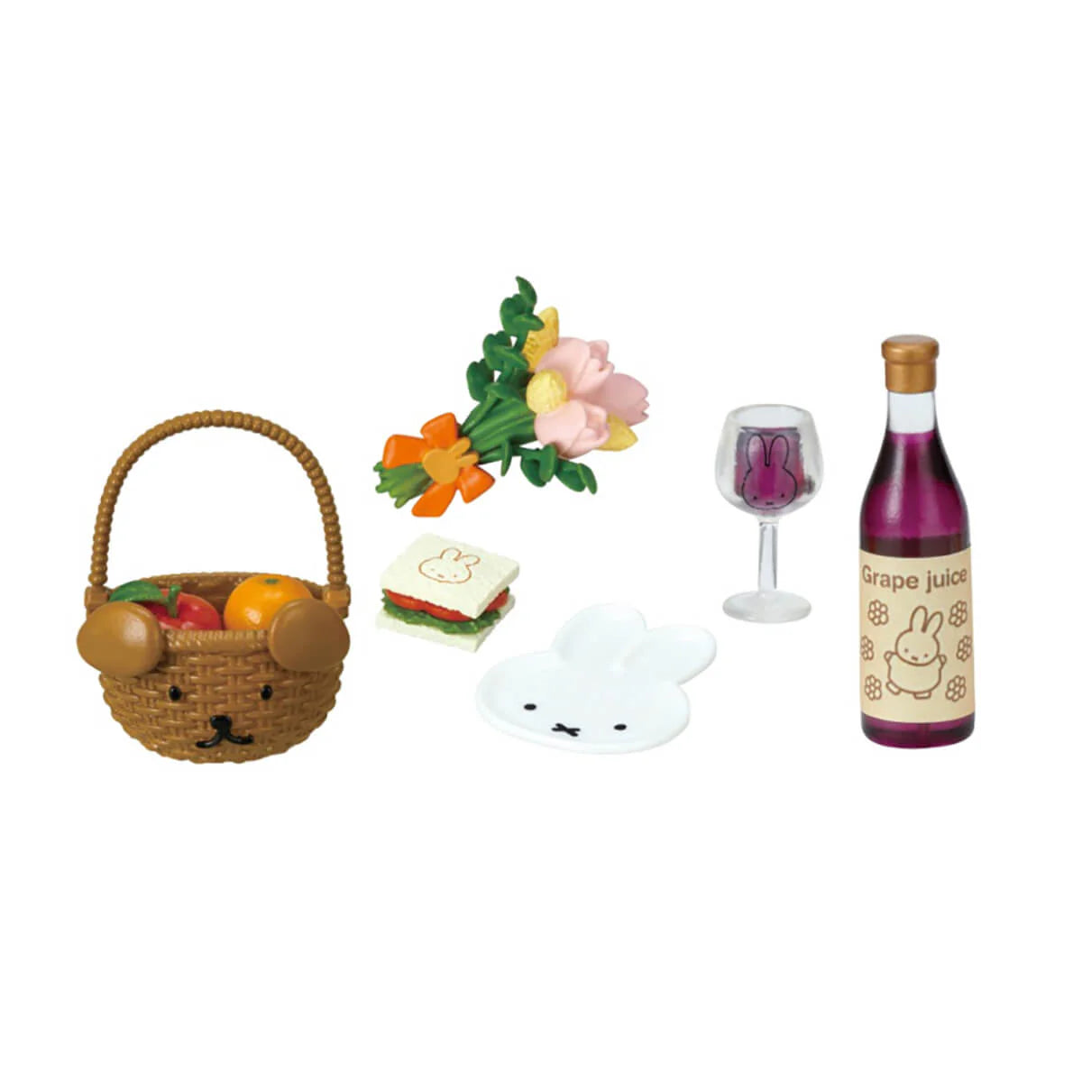 Re-Ment Picnic with Miffy Series Blind Box Collection Minature Figure Complete Box Set