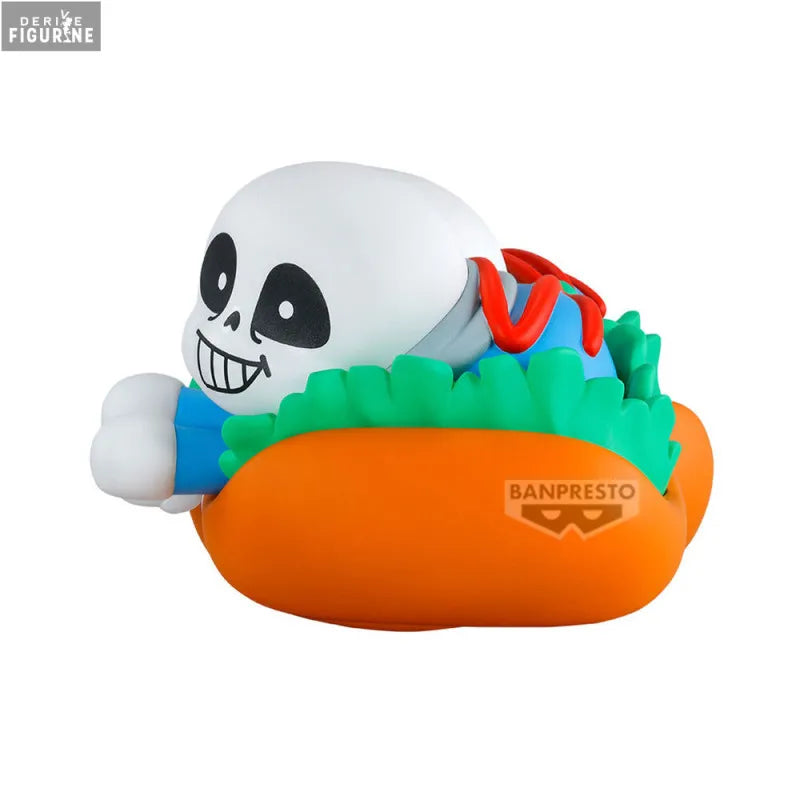 BANPRESTO UNDERTALE Sans Hot Dog Figure FOOD DESIGN vol.1 11cm