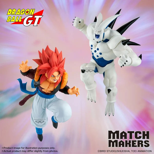 DRAGON BALL GT MATCH MAKERS - SUPER SYN SHENRON VS GOGETA SUPER SAIYAN 4 (SET OF 2)