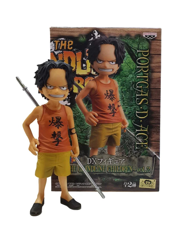 BANPRESTO ONE PIECE DX Figure GRANDLINE CHILDREN vol.1 vol.2 Luffy Sabo Ace (Set of 3) 14cm