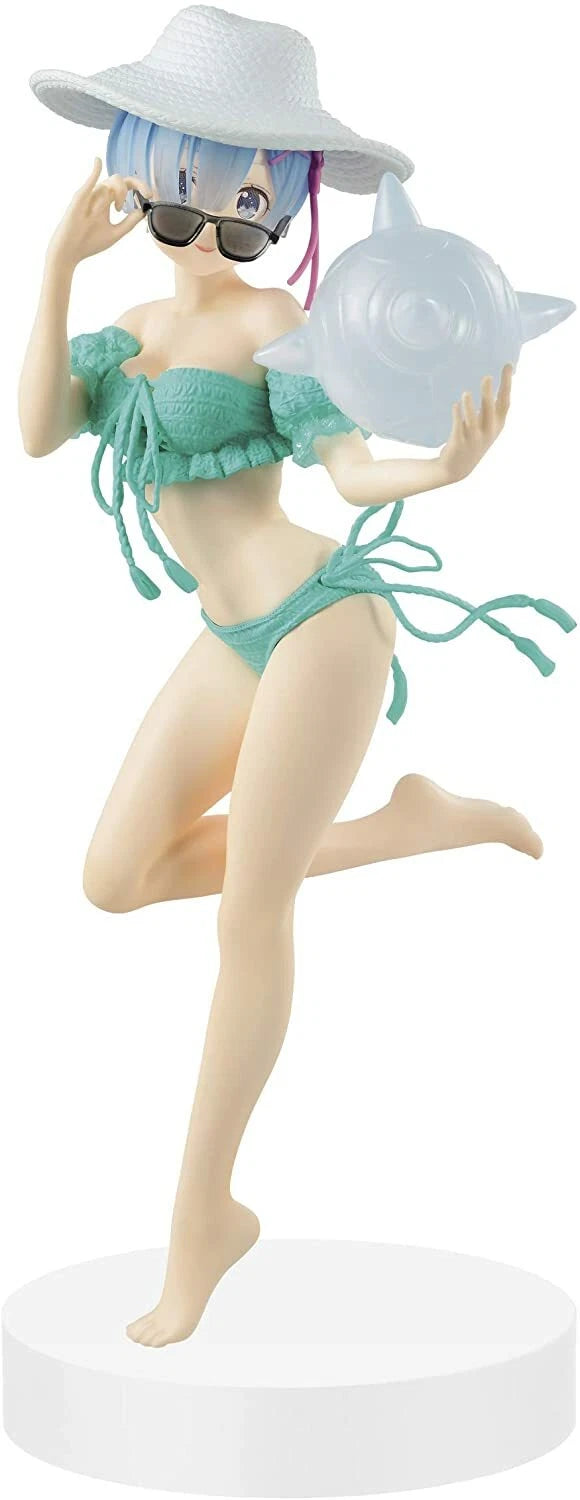 Banpresto Re: Zero Starting Life in Another World EXQ Figure Rem Green Bikini 22cm
