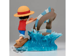 Banpresto - ONE PIECE WORLD COLLECTABLE FIGURE LOG STORIES -MONKEY.D.LUFFY VS LOCAL SEA MONSTER-