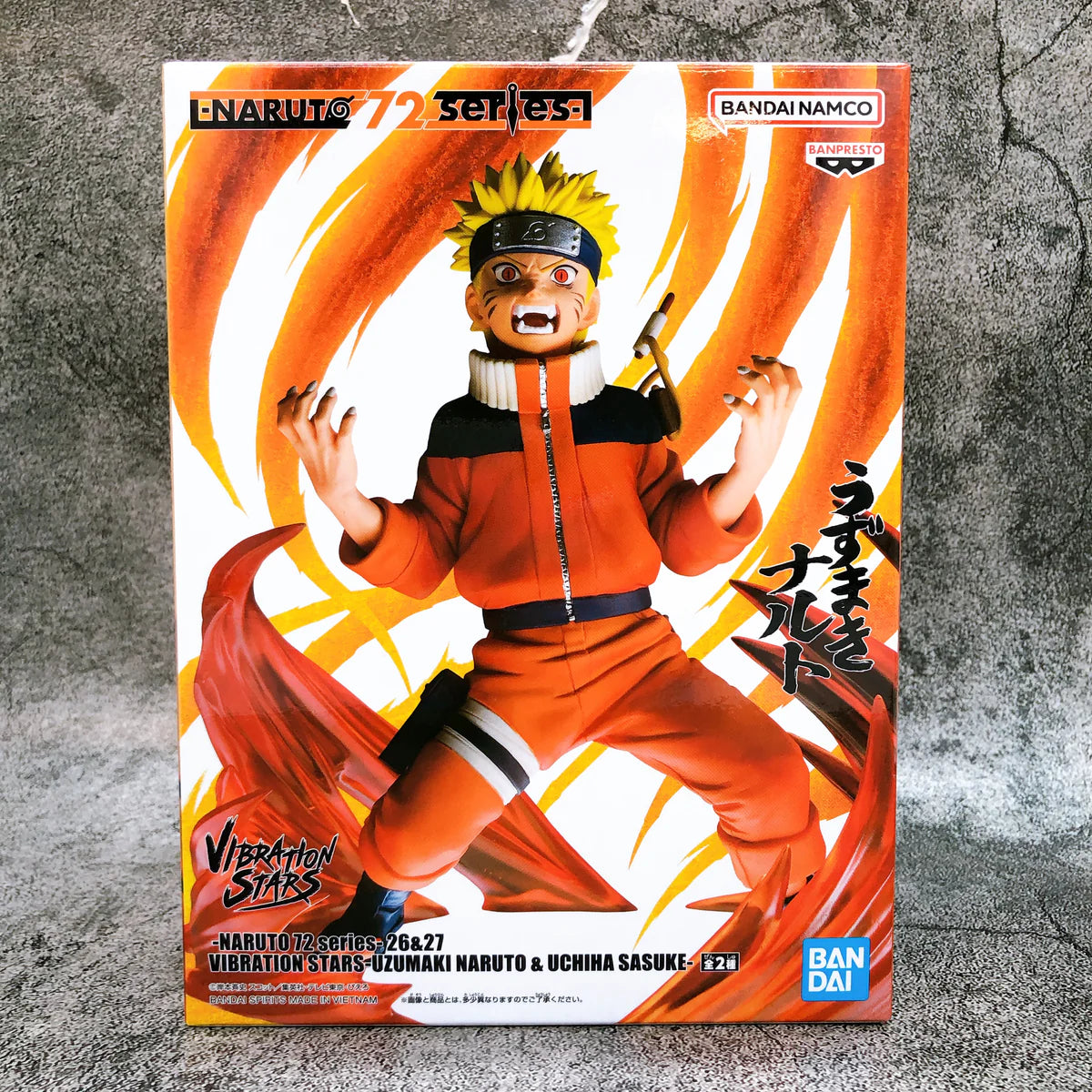 Naruto Shippuden Vibration Stars - Naruto Uzumaki Nine Tails NARUTO 72 Series 15cm