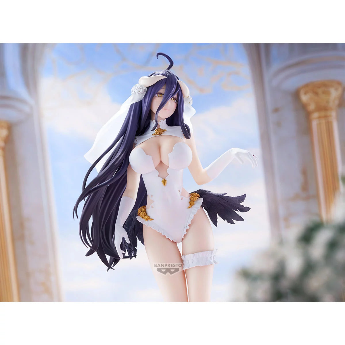Banpresto Overlord Figure Glitter & Glamours Albedo Wedding ver. 27cm