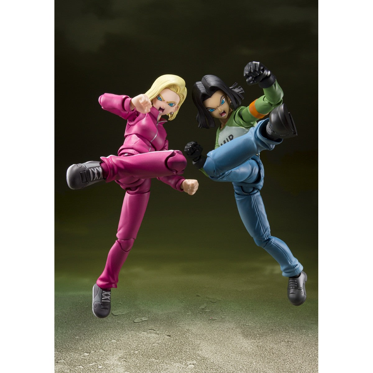 Bandai S.H.Figuarts Dragon Ball Super Android 17 & Android 18 (Set of 2)