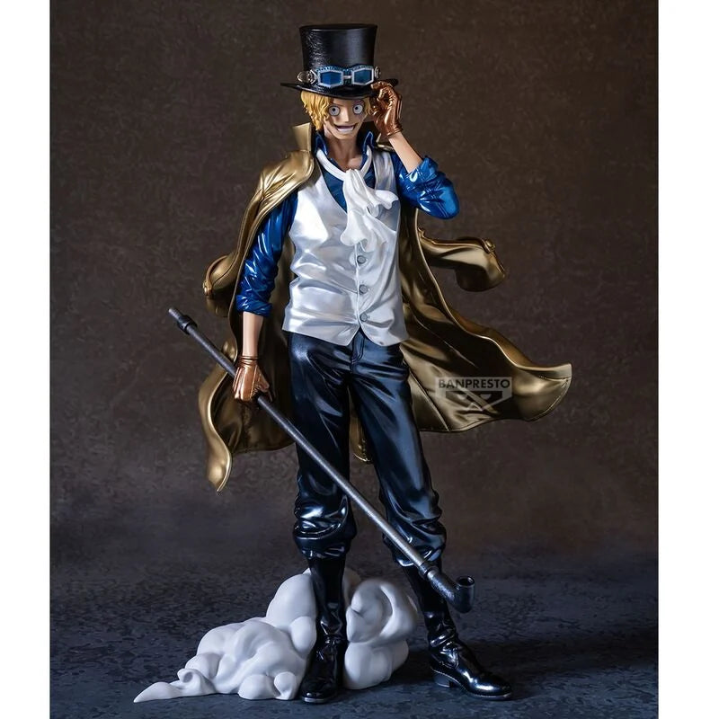 [Damaged Box] One Piece: Premium PVC Statue: Sabo (The Metallic) 30cm