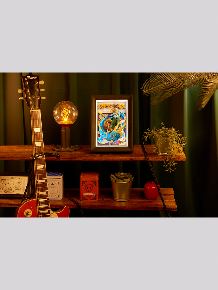 Bandai Dragon Ball Tamashii Art Goku and Dragon 3D Wall Art