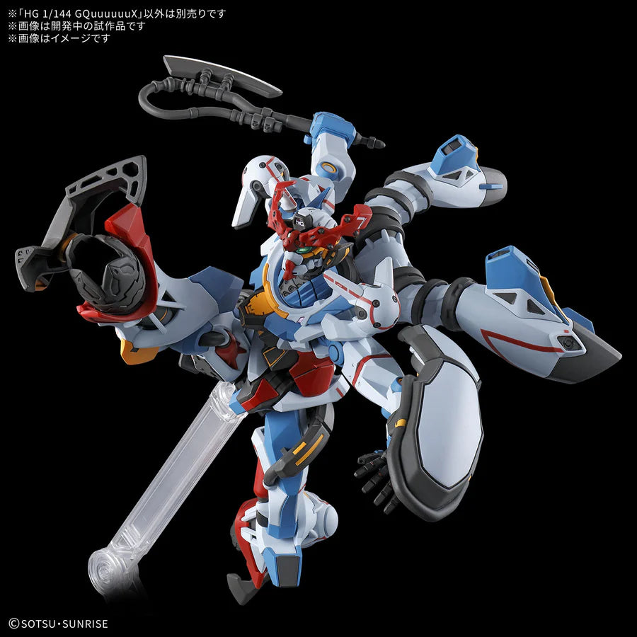 BANDAI MODEL KIT - 1/144 HG GQuuuuuuX (Mobile Suit Gundam: GQuuuuuuX)