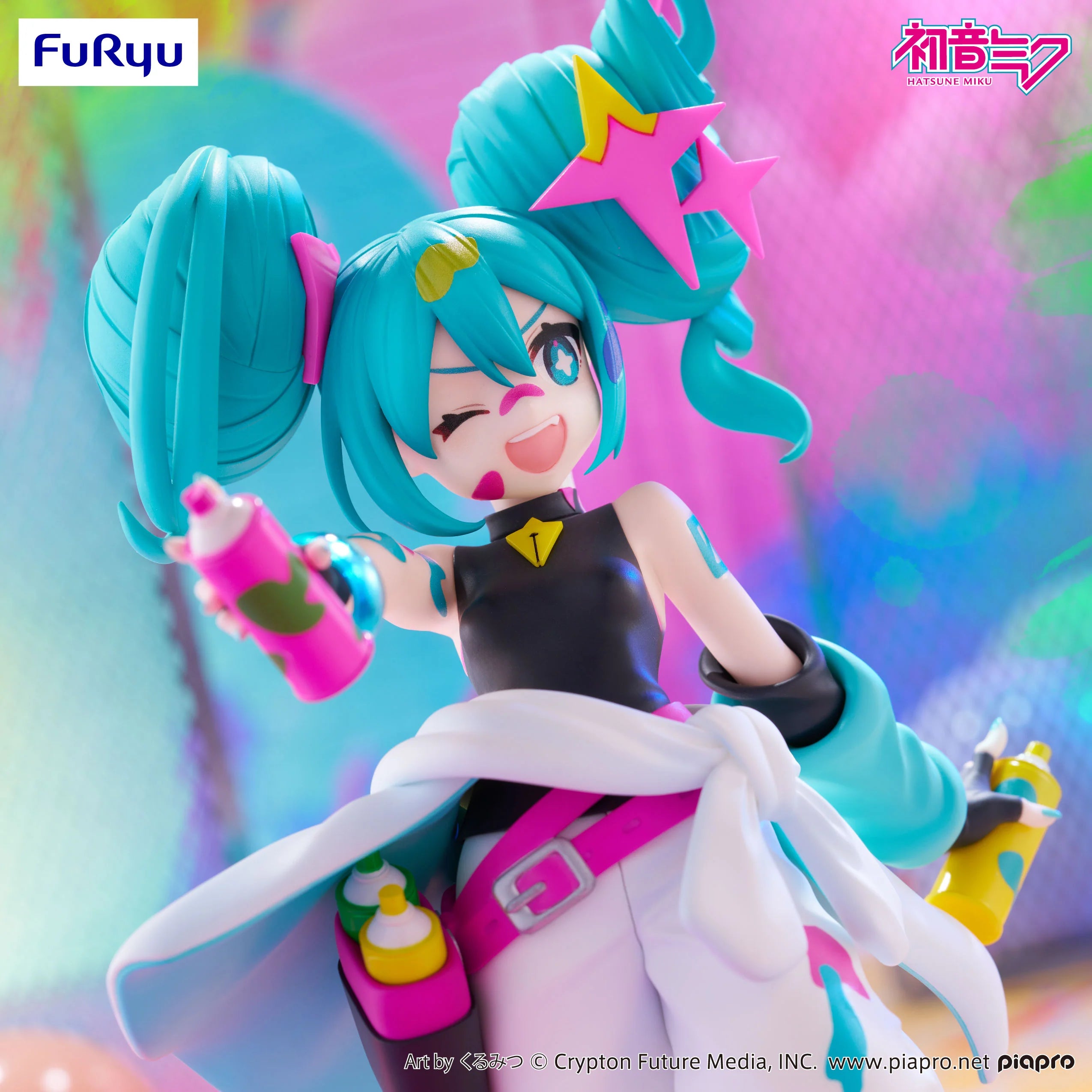 Hatsune Miku - Hatsune Miku Paint Girl Trio-Try-It figure 19cm