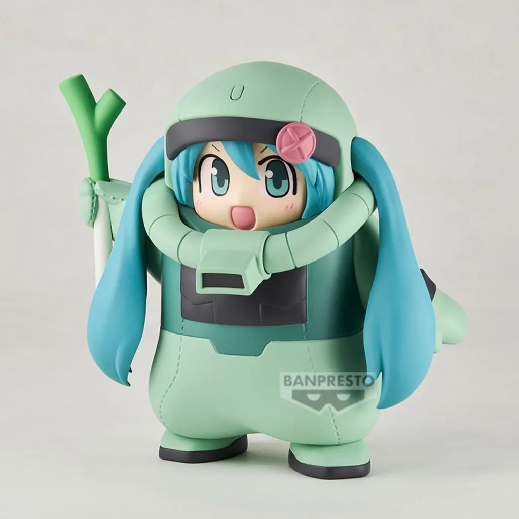 BANPRESTO Hatsune Miku Zaku Costume ver. Figure Gundam 45 Anniversary 15cm