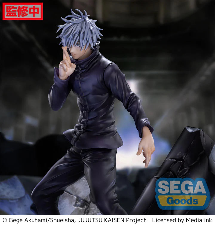 Sega JUJUTSU KAISEN S2 - Satoru Gojo - Statue Luminasta Figurizm 21cm