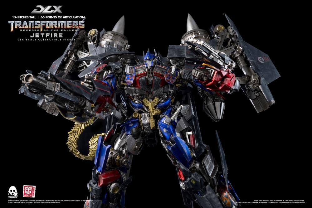 ThreeZero Reveal Transformers Revenge of the Fallen DLX Optimus Prime & DLX Jetfire (Set of 2)