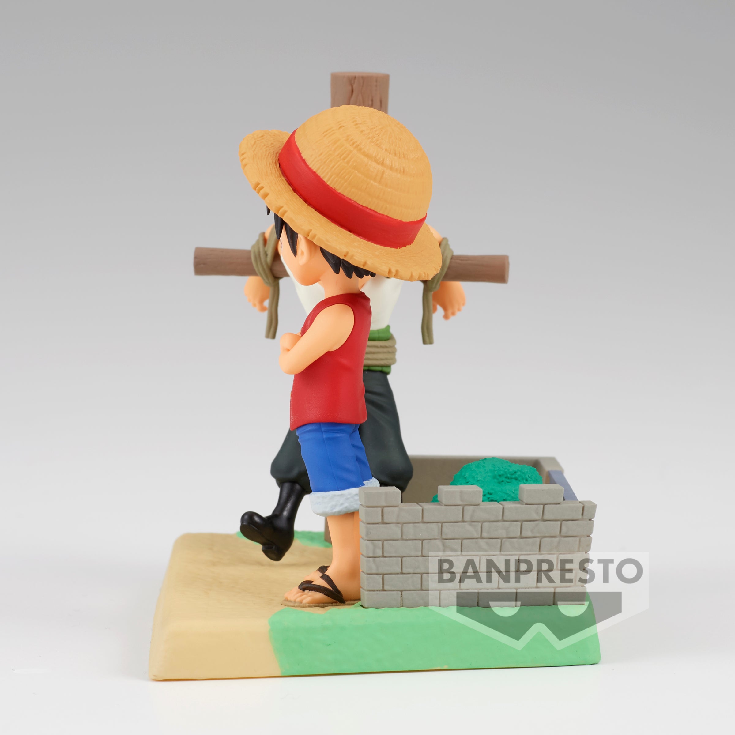 Banpresto - ONE PIECE WORLD COLLECTABLE FIGURE LOG STORIES -MONKEY.D.LUFFY&RORONOA ZORO-