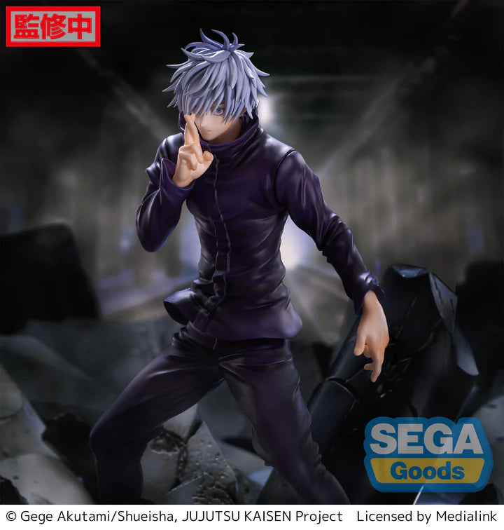 Sega JUJUTSU KAISEN S2 - Satoru Gojo - Statue Luminasta Figurizm 21cm