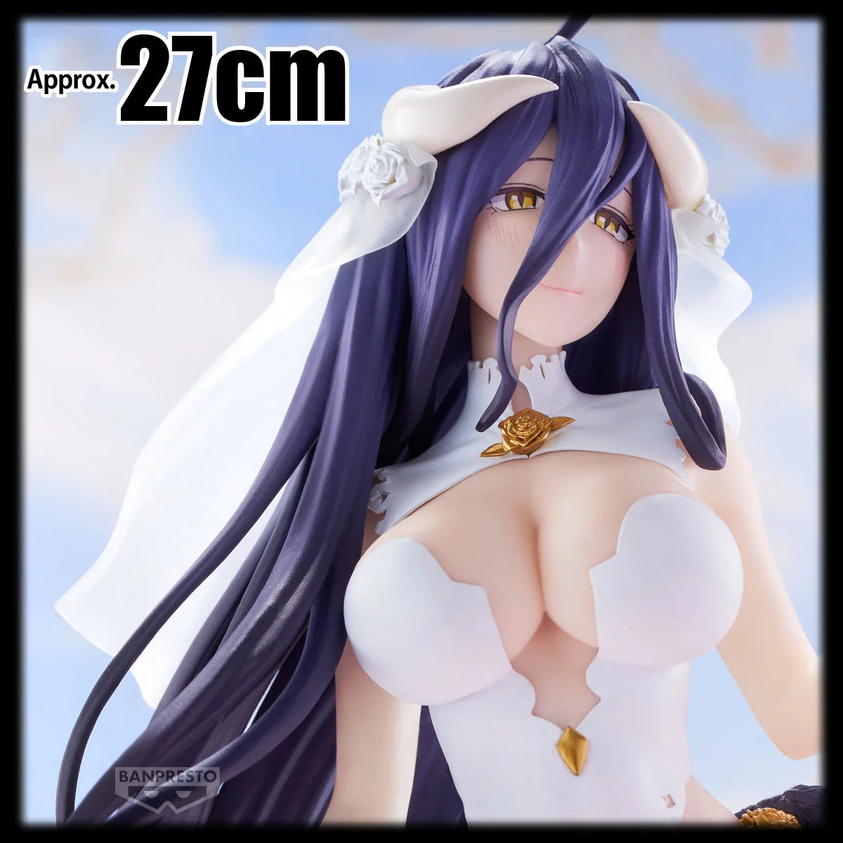 Banpresto Overlord Figure Glitter & Glamours Albedo Wedding ver. 27cm