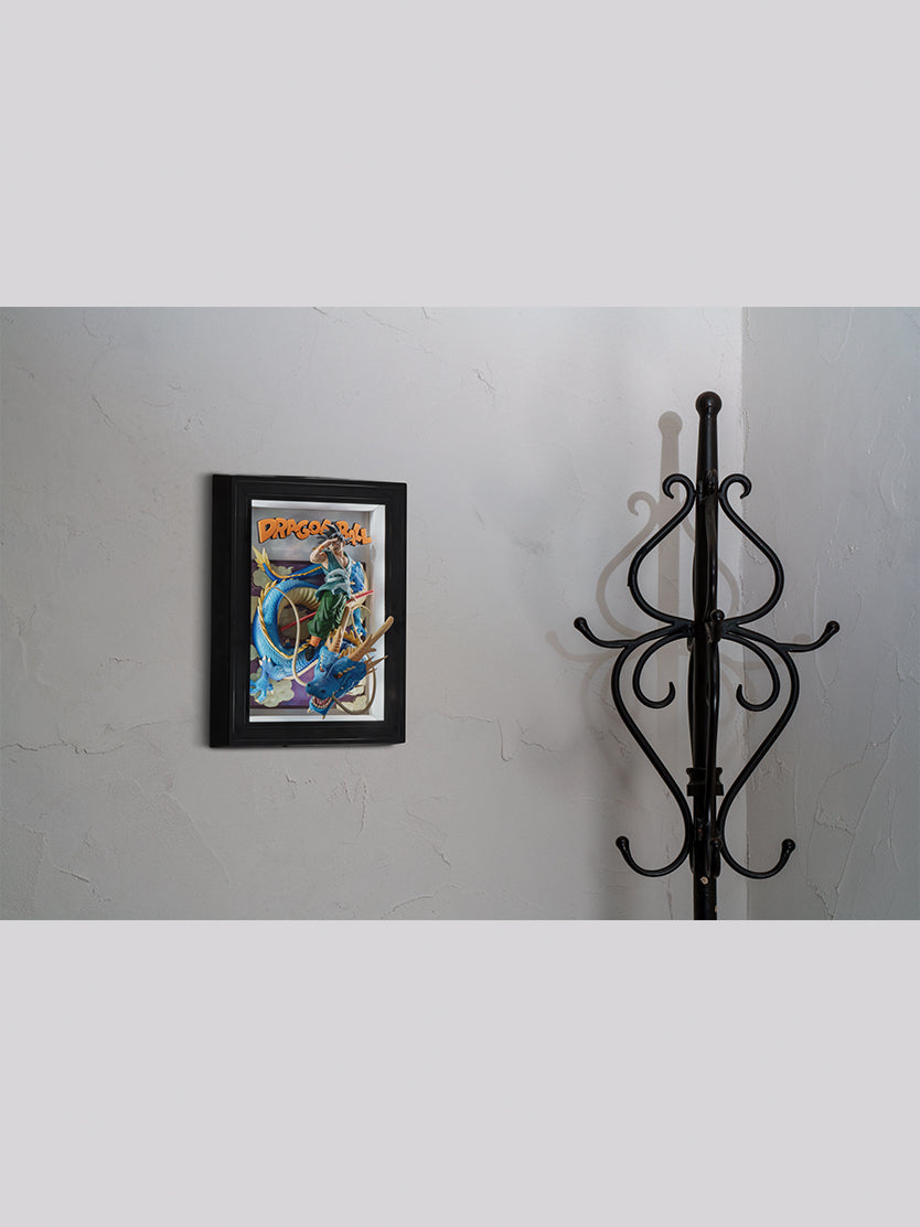 Bandai Dragon Ball Tamashii Art Goku and Dragon 3D Wall Art