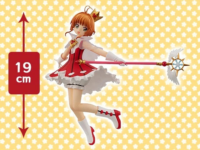 Furyu Cardcaptor Sakura Clear Card Sakura Kinomoto Rocket Beat Special Figure 19cm