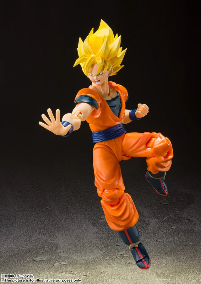 Bandai S.H. Figuarts Super Saiyan Full Power Son Goku Figure (Dragon Ball)